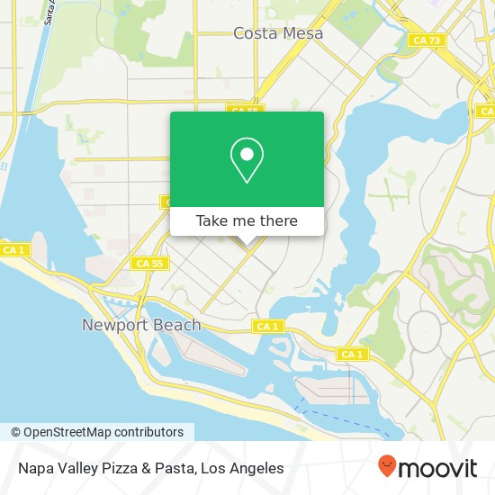 Mapa de Napa Valley Pizza & Pasta, 474 E 17th St Costa Mesa, CA 92627