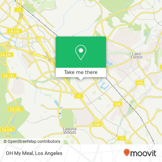 Mapa de OH My Meal, 10 McLaren Irvine, CA 92618