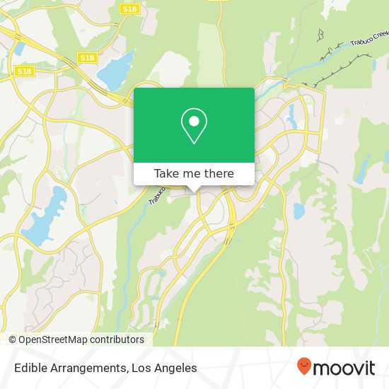Mapa de Edible Arrangements, 29881 Aventura Rancho Santa Margarita, CA 92688