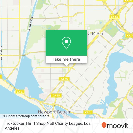 Ticktocker Thrift Shop Natl Charity League, 540 W 19th St Costa Mesa, CA 92627 map