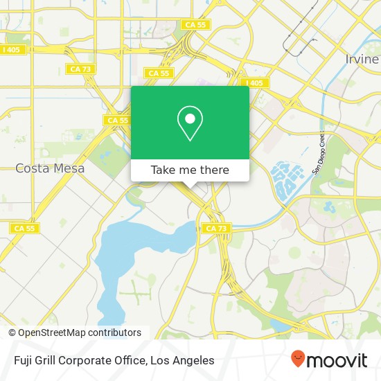 Mapa de Fuji Grill Corporate Office, 1300 Bristol St N Newport Beach, CA 92660