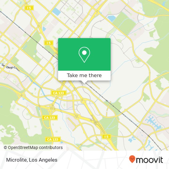 Mapa de Microlite, 15375 Barranca Pkwy Irvine, CA 92618