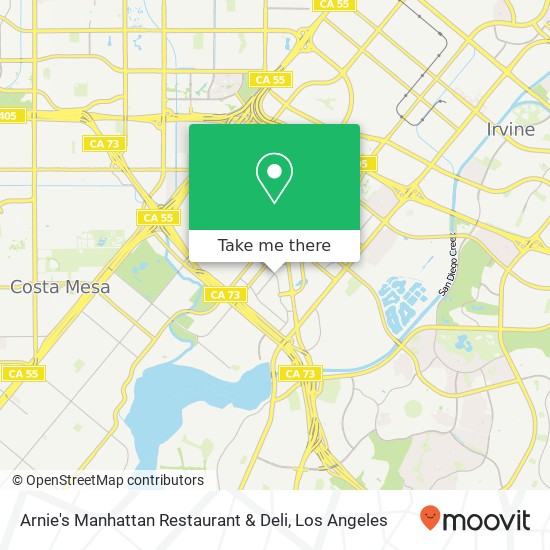 Mapa de Arnie's Manhattan Restaurant & Deli, 1660 Dove St Newport Beach, CA 92660