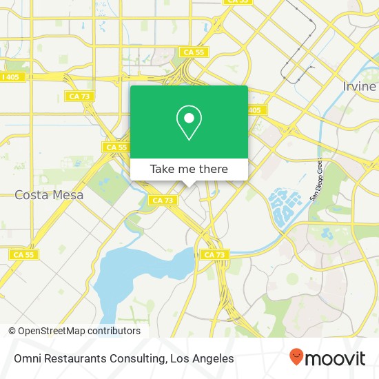 Mapa de Omni Restaurants Consulting, 4029 Westerly Pl Newport Beach, CA 92660