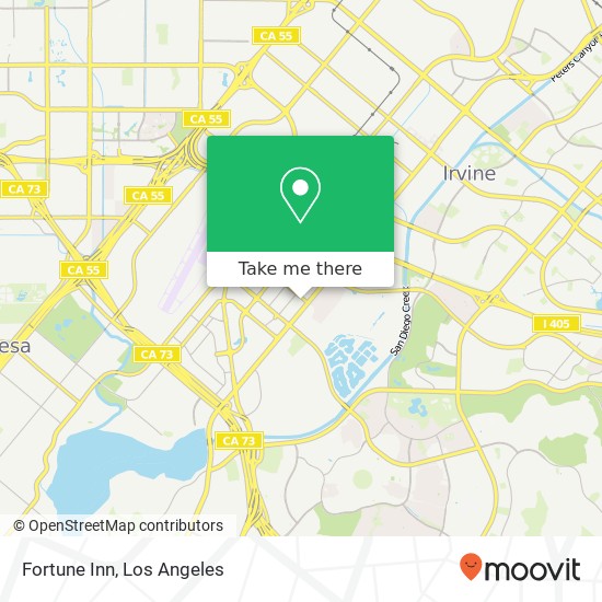 Mapa de Fortune Inn, 2646 Dupont Dr Irvine, CA 92612