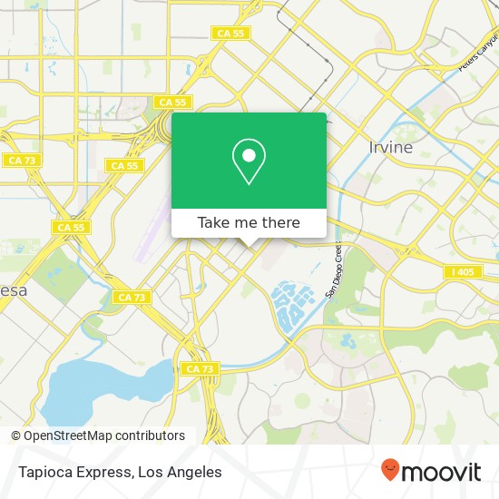 Mapa de Tapioca Express, 2636 Dupont Dr Irvine, CA 92612