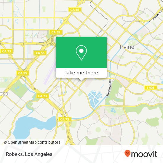 Mapa de Robeks, 2646 Dupont Dr Irvine, CA 92612