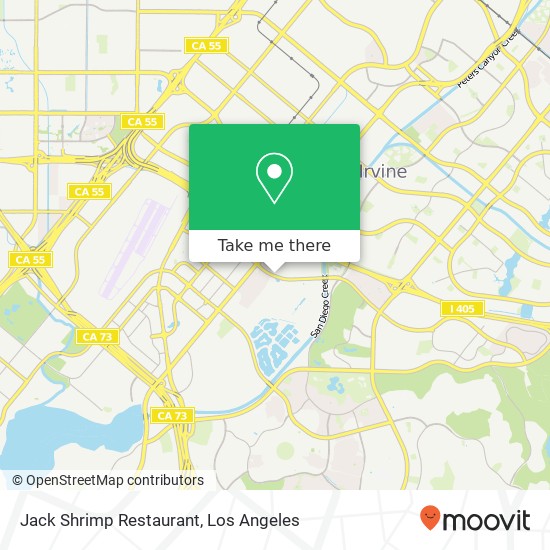 Mapa de Jack Shrimp Restaurant, 3041 Michelson Dr Irvine, CA 92612