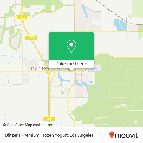 Blitzer's Premium Frozen Yogurt, 29101 Newport Rd Menifee, CA 92584 map