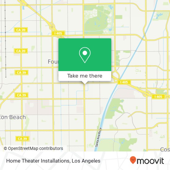 Home Theater Installations, Brookhurst St Fountain Valley, CA 92708 map