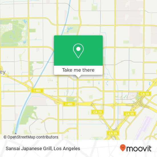 Mapa de Sansai Japanese Grill, 2841 W MacArthur Blvd Santa Ana, CA 92704