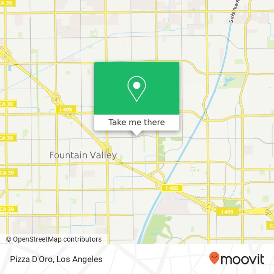 Pizza D'Oro, 10585 Slater Ave Fountain Valley, CA 92708 map