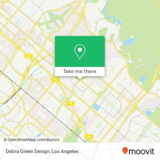 Mapa de Debra Green Design, Bryan Ave Irvine, CA 92620