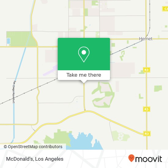 McDonald's, 1231 S Sanderson Ave Hemet, CA 92545 map