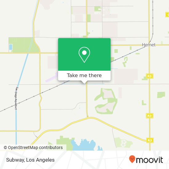 Subway, 3515 W Stetson Ave Hemet, CA 92545 map