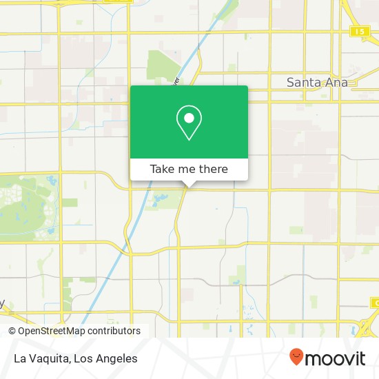 Mapa de La Vaquita, 2639 W Edinger Ave Santa Ana, CA 92704