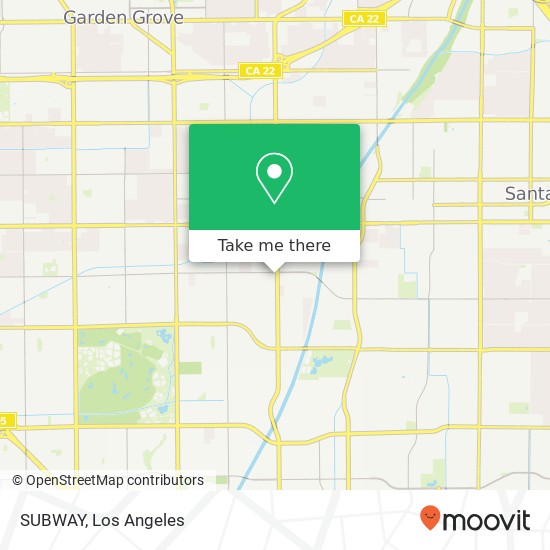 SUBWAY, 702 S Harbor Blvd Santa Ana, CA 92704 map