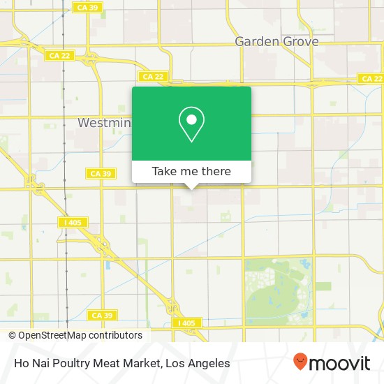 Mapa de Ho Nai Poultry Meat Market, 15070 Moran St Westminster, CA 92683