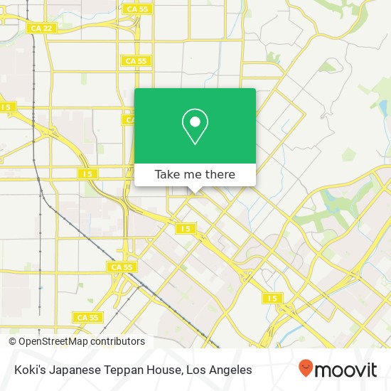 Koki's Japanese Teppan House, 1061 E Main St Tustin, CA 92780 map