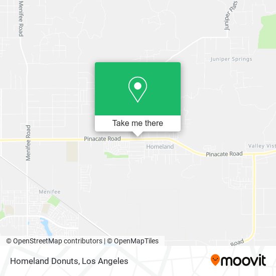 Homeland Donuts map