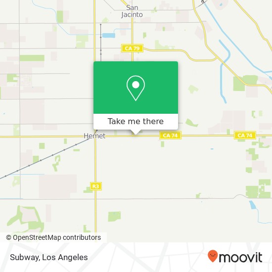 Subway, 1386 E Florida Ave Hemet, CA 92544 map