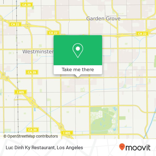 Mapa de Luc Dinh Ky Restaurant, 9600 Bolsa Ave Westminster, CA 92683