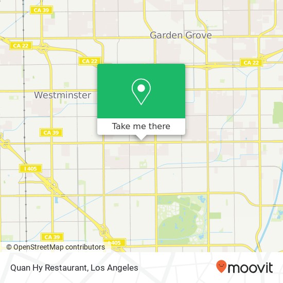 Mapa de Quan Hy Restaurant, 9727 Bolsa Ave Westminster, CA 92683