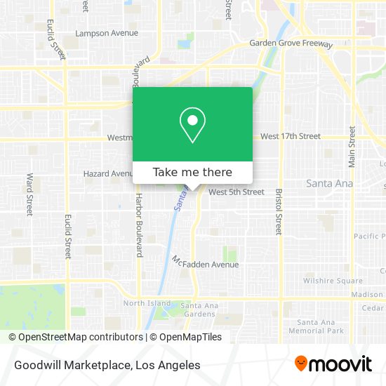 Mapa de Goodwill Marketplace