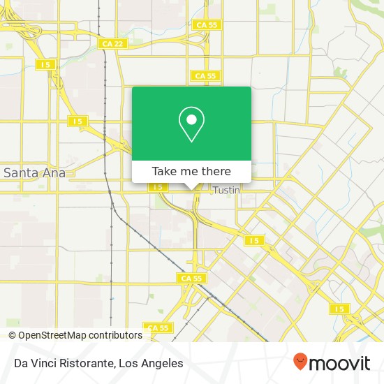 Da Vinci Ristorante, 2222 E 1st St Santa Ana, CA 92705 map