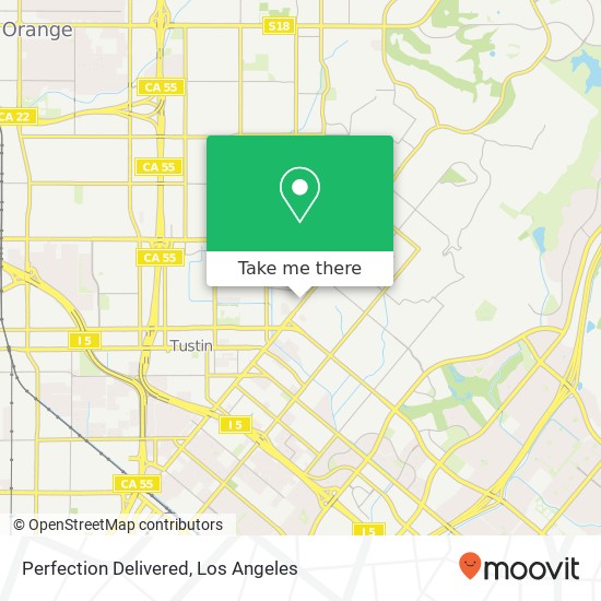 Mapa de Perfection Delivered, 12791 Newport Ave Tustin, CA 92780