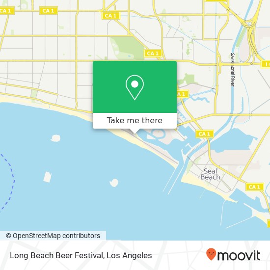 Long Beach Beer Festival map