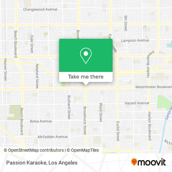 Passion Karaoke map