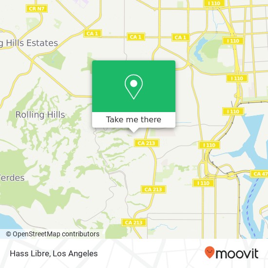 Mapa de Hass Libre, 2041 Santa Rena Dr Rancho Palos Verdes, CA 90275