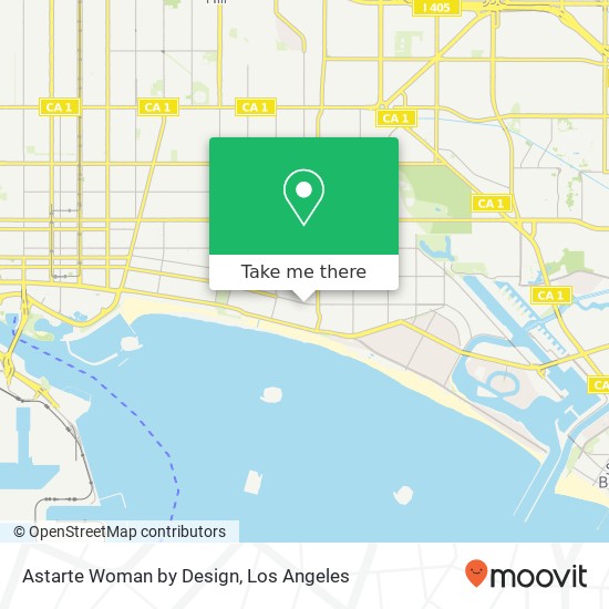 Mapa de Astarte Woman by Design, 3202 E Broadway Long Beach, CA 90803