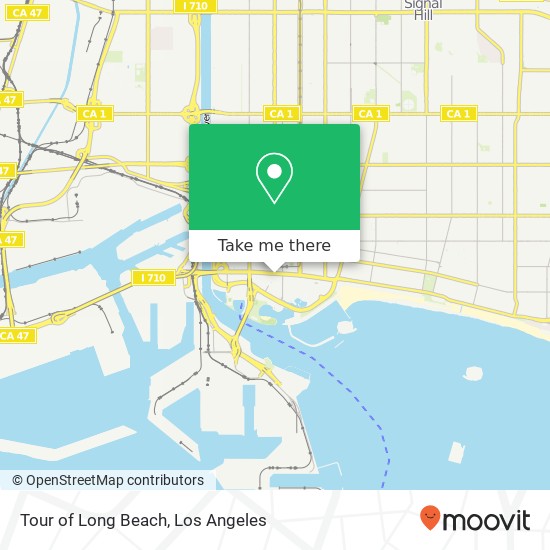 Tour of Long Beach map