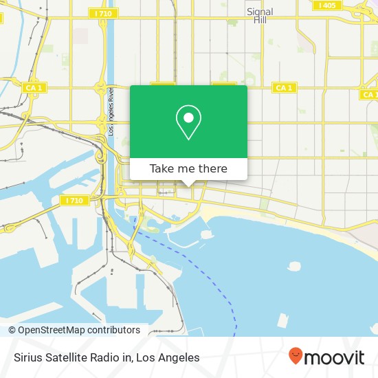 Mapa de Sirius Satellite Radio in, 140 Linden Ave Long Beach, CA 90802