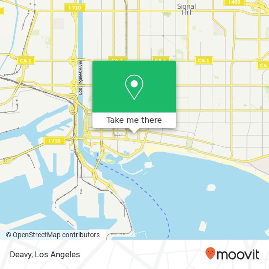 Mapa de Deavy, 105 Linden Ave Long Beach, CA 90802