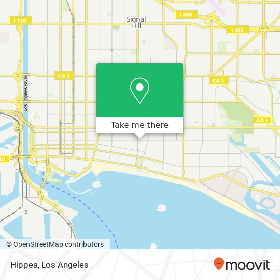 Mapa de Hippea, 2023 E 4th St Long Beach, CA 90814