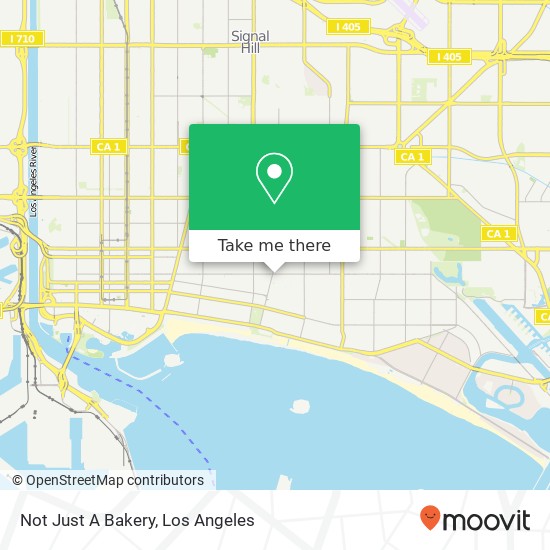 Mapa de Not Just A Bakery, 2310 E 4th St Long Beach, CA 90814
