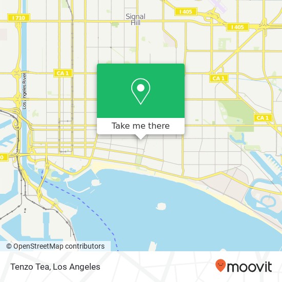 Mapa de Tenzo Tea, 2105 E Florida St Long Beach, CA 90814