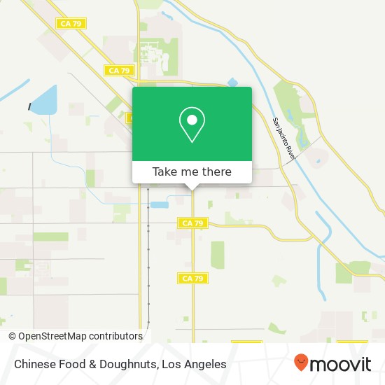 Mapa de Chinese Food & Doughnuts, 748 S San Jacinto Ave San Jacinto, CA 92583