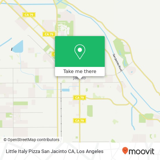 Little Italy Pizza San Jacinto CA, S San Jacinto Ave San Jacinto, CA 92583 map