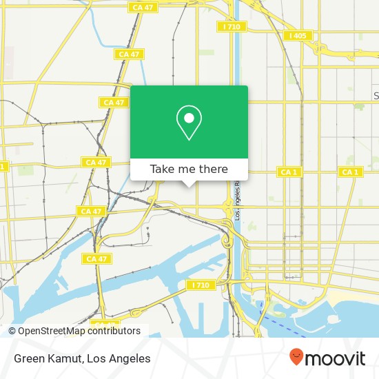 Mapa de Green Kamut, 1542 Seabright Ave Long Beach, CA 90813