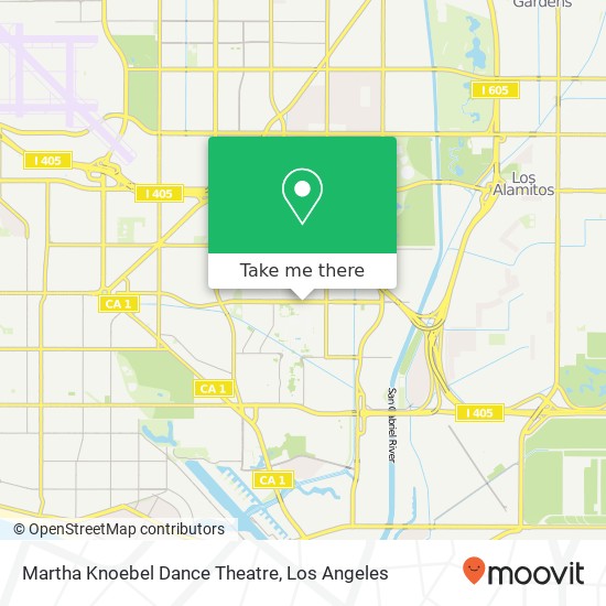 Mapa de Martha Knoebel Dance Theatre