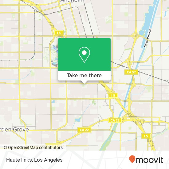 Haute links, Anaheim, CA 92802 map