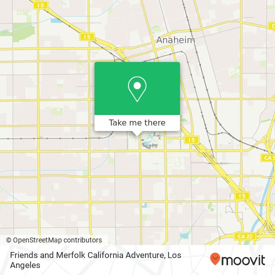 Friends and Merfolk California Adventure, Paradise Pier Anaheim, CA 92802 map