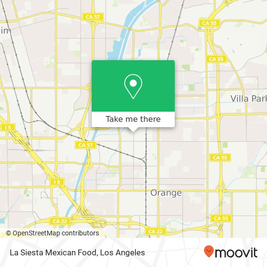 La Siesta Mexican Food, 1010 N Batavia St Orange, CA 92867 map