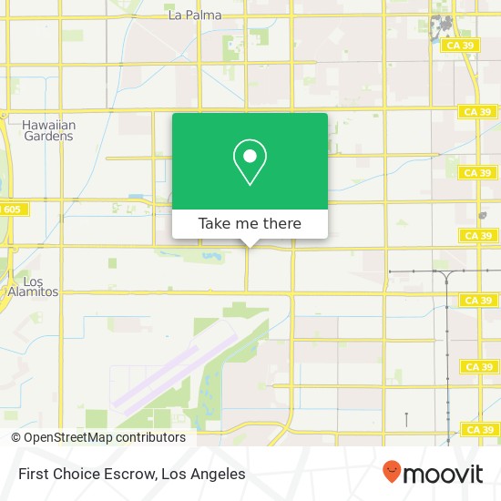 Mapa de First Choice Escrow, 5550 Cerritos Ave Cypress, CA 90630