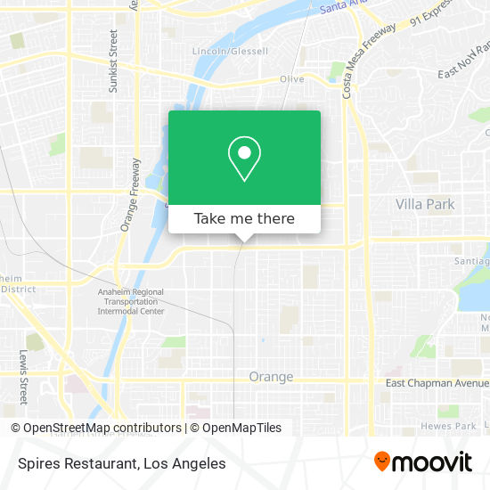 Spires Restaurant map