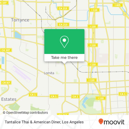 Tantalice Thai & American Diner, 23770 Western Ave Harbor City, CA 90710 map